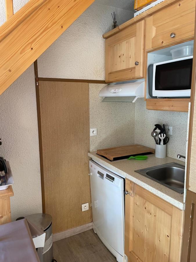 Appartement Pour 6 Personnes Au Pied Des Pistes Au Calme Aux Menuires Les Asters Saint-Martin-de-Belleville Eksteriør billede