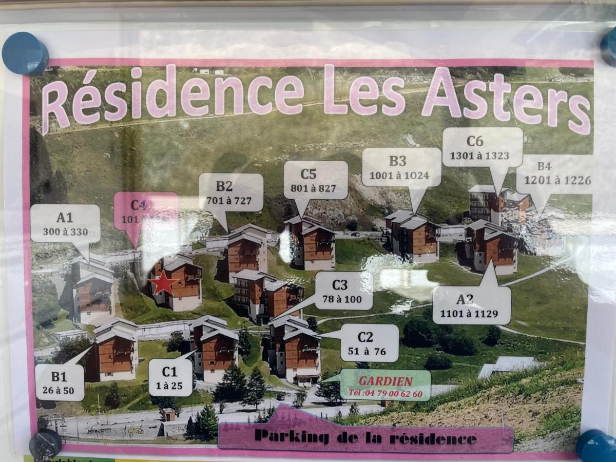 Appartement Pour 6 Personnes Au Pied Des Pistes Au Calme Aux Menuires Les Asters Saint-Martin-de-Belleville Eksteriør billede