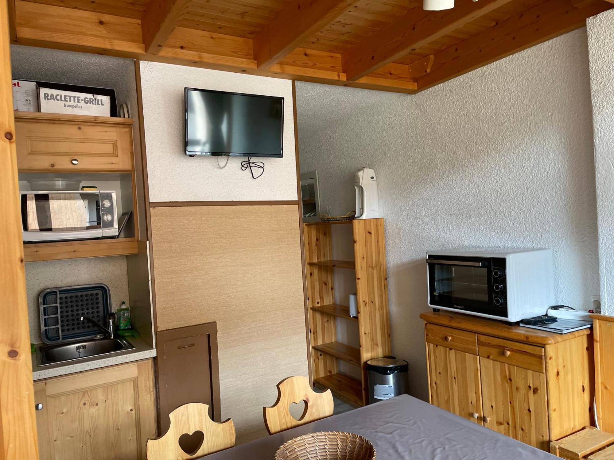 Appartement Pour 6 Personnes Au Pied Des Pistes Au Calme Aux Menuires Les Asters Saint-Martin-de-Belleville Eksteriør billede